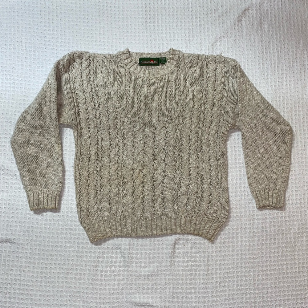 Linen Cable knit Sweater - Picture 4 of 12